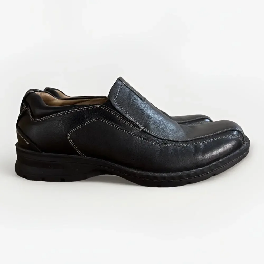 Dockers Men’s 10 Pro Style Slip on Black Loafers Business Casual Dress Shoe